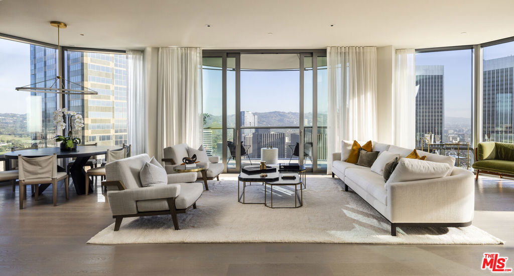 Welcome to Century Plaza Towers, the epitome of luxury living. These iconic 44-story glass towers, designed by Pei Cobb Freed, offer unparalleled panoramic views through expansive 10-foot floor-to-ceiling glass windows. Entry to the towers is via a prestigious 24-hour guard-gated entrance with valet service, ensuring a seamless arrival experience for residents. Experience an array of exclusive 24-hour services and amenities, including a luxurious pool, state-of-the-art fitness center, rejuvenating spa, sophisticated screening room, tranquil library, engaging game room, personal wine storage, elegant dining rooms, and attentive concierge service at your disposal. Step into Penthouse 40B, a meticulously crafted four-bedroom, five-and-a-half-bathroom sanctuary spanning 4,849 square feet, complete with its private elevator lobby. Upon entering, you are greeted by a grand foyer leading into a spacious great room featuring a cozy fireplace, a stylish Snaidero Designed Kitchen equipped with top-of-the-line appliances, a private den and access to a 20-foot terrace, all showcasing breathtaking views. Retreat to the primary bedroom, which offers a lavish closet, an opulent five-fixture en-suite bathroom, and a private terrace for moments of serenity. The second, third and forth bedrooms, thoughtfully positioned on the opposite side of the residence, include their own en-suite bathrooms, ensuring comfort and privacy for all residents. Embrace the luxurious lifestyle offered at Century Plaza Towers, where every detail is designed to elevate your living experience to new heights. PHOTOS/RENDERINGS ARE EXAMPLES OF FINISHED UNITS. LIST PRICE IS FOR SHELL DOES NOT INCLUDE BUILD OUT OR FINISHES