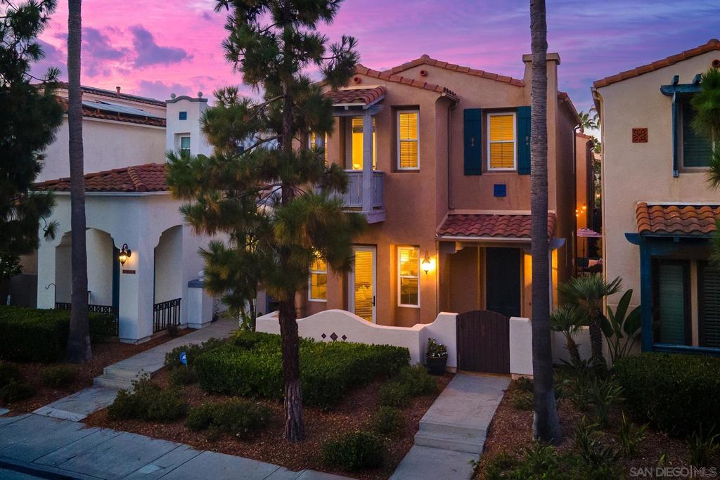 Beautifully updated and ideally located, 3 bedroom, 2.5 baths plus loft area perfect for in-home office, 2,305 est. square feet on a 2,601 square foot lot, this chic Liberty Station/Beacon Point home offers the perfect blend of comfort, style, and convenience. Just off the foyer, a versatile front room can serve as an additional living area, home office, or formal dining space. The kitchen features crisp white cabinetry, granite countertops, white appliances, and new island lighting. The main living area, located just beyond the kitchen, boasts soaring ceilings and a fireplace that adds warmth and character. The laundry room is located off the living area and leads directly to the attached two-car garage. A private patio just outside the living space offers an ideal setting for entertaining and BBQs. Upstairs, all three bedrooms are generously sized. The spacious primary suite includes a walk-in closet, while the en-suite bathroom features a jetted oval tub and a separate shower. An alarm system provides added peace of mind. Just steps from Liberty Station’s 46-acre waterfront park, The LOT theater, The Loma Club golf course, top-rated schools, Trader Joe’s, Vons, Liberty Public Market, restaurants, shops, and the Arts District, this move-in-ready home delivers the best of coastal San Diego living!