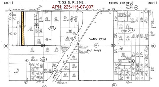 9.8 Acres (APN: 225-115-07-007) GPS: 35.12520, -118.14290 This 9+ acre is located in California City, CA. Welcome to California City, where your dreams of owning residential property can come true! This property, zoned as Limited Agriculture (A-1). The purpose of the Limited Agriculture (A-1) District is to designate areas suitable for a combination of estate-type residential development, agricultural uses, and other compatible uses. Some of the permitted uses are: Single family homes, Manufactured home, mobilehome, growing crops and raising animals. Electricity is located approximately 1.2 mile to the east. This property sits outside any city limits between Mojave to the south and California City to the east. California City, established in 1958, was designed to be California's next great master-planned city. Despite its vast 203 square miles of land, it maintains a close-knit community feel. Conveniently located along Highways 14 and 58, with Kern Transit providing bus services to nearby cities, accessibility is a breeze. This property does not yet have an address. While the boundary lines on the map offer a glimpse, they are only approximate. A Buyer should verify boundaries, zoning and utilities, ensuring every aspect aligns with their vision for the property.