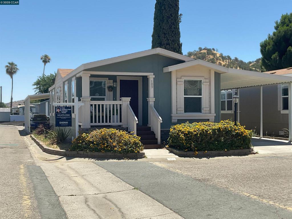 HERE IT IS! Your own space, minimal upkeep, so you can enjoy your life rather than yardwork. Well planned model, with two bedrooms, and a bath on either side of the living areas for privacy. Separate living areas, lots of counterspace and cabinets in kitchen with stainless gas range, modern refrigerator, dishwasher. Inside laundry with washer and dryer included. Surrounded by countryside, Clayton Palms ALL AGE Manufactured Home Park is about half way between Concord and Brentwood. Head toward Concord and proximity to local attractions such as the Concord Pavilion, for concerts and events, Safeway, Lucky's, Grocery Outlet, eating areas, drug stores and more. Head Brentwood way to U-pick farms offer seasonal delights, while the nearby Delta provides ample opportunities for boating and water activities.