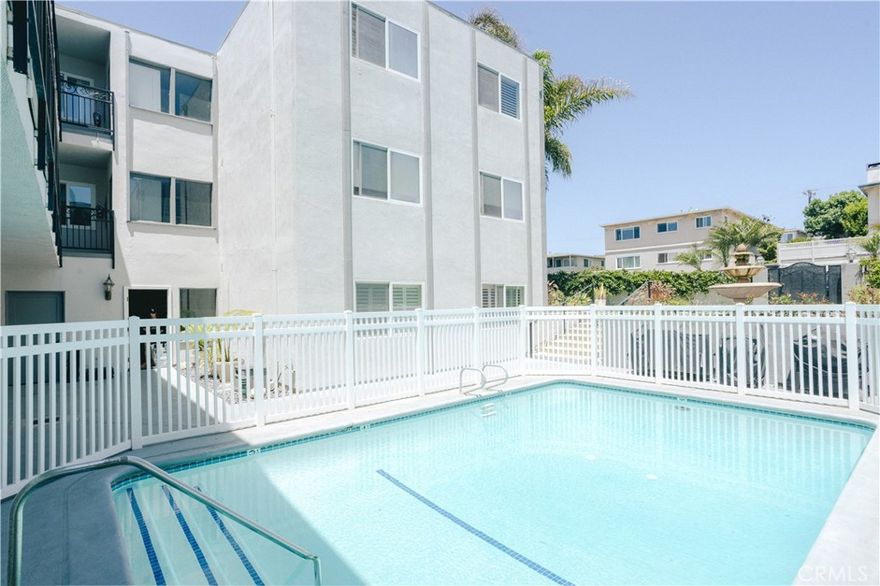 Additional $7,500 credit towards closing cost or rate buy down! This remodeled 2-bedroom, 2-bathroom condo is a rare find priced this low just blocks from the beach! A rare opportunity in the coveted Seacrest community of South Redondo. Light, bright, and thoughtfully updated, the unit features new bathrooms, a brand-new kitchen with quartz countertops, new cabinetry, and laminate flooring throughout. Single-level living adds to the ease, and the parking space is just steps from your front door, offering a level of convenience that feels more like a single-family home! The Seacrest community consists of only 16 units and offers charming mid-century appeal enhanced by modern updates. Residents enjoy access to a sparkling pool, secured storage for bikes and beach gear, and a community laundry room. Located just a block from Torrance Beach and minutes to the shops and restaurants of the Hollywood Riviera, this is your chance to live the coastal lifestyle in one of South Redondo's best-kept secrets. Electric washer and dryer hookup in unit.