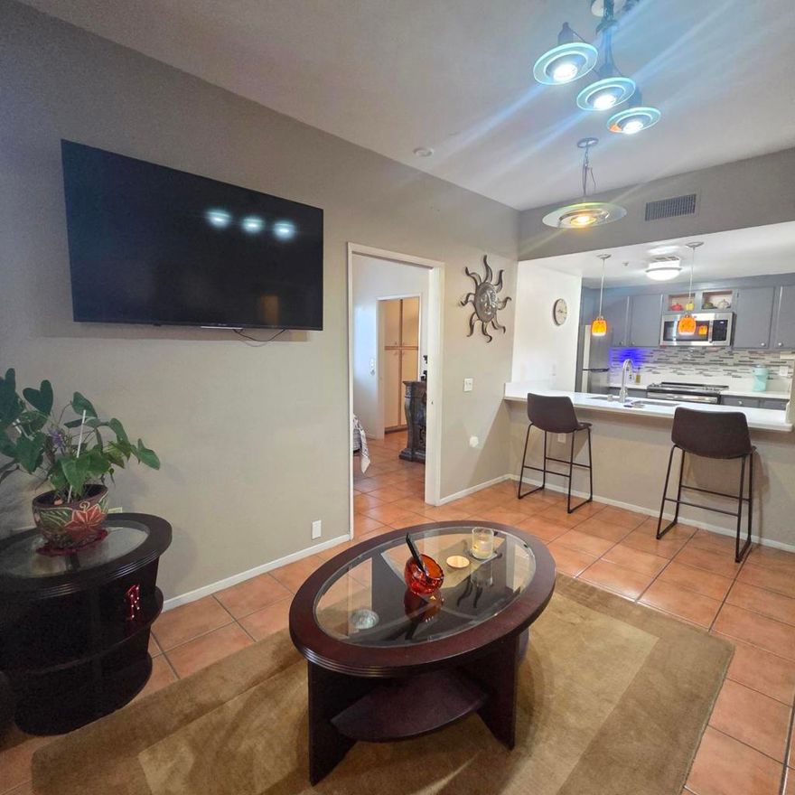 Welcome to this rarely available desirable home in one of the most sought-after 55+ communities. This 2-bedroom, 2 bathroom residence a perfect blend of comfort, convenience and modern upgrades, ideal for a full-time living or a desert retreat.Brand new air conditioning system ensure energy efficiency  and the rooms are well-sized, offering privacy and flexibility for guests or home office use.This home also features additional square footage in key dining areas, adding to its spacious and open feel.