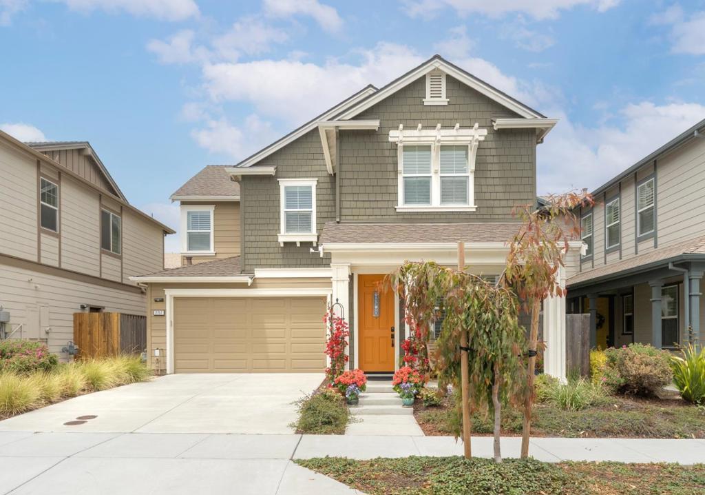 Step into this beautifully upgraded 3 bedroom 2.5 bath home offering 2,280 sq. ft. of modern living space. Built in 2017 it features stylish upgrades both inside and out. High end appliances throughout. Each feature was chosen to make the owner live a more comfortable lifestyle. Open concept living on the first floor with a large open kitchen to the spacious living room area, half bath and an entry den sitting area. Upstairs you will love the loft area, two guest bedrooms, dedicated laundry and a large primary suite. The primary suite features a walk in closet, tub, walk in shower, and ample room to have a comfortable private seating area. The backyard is a private retreat with a stamped concrete patio, flagstone accents, and decorative pebbles framed by a bamboo fence and easy to maintain pet turf, creating a perfect space for relaxation or entertaining.