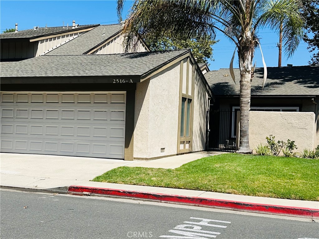 Welcome to Shady Hollow Community - Come and see this Great starter Home with Open floor plan and lots of space. Important facts: This Home is located on Leased Land with a monthly fee, and it expires 5/2049. This unit is nestled at easy access into this gated community. Private front patio ready for your morning coffee. Walk into cathedral ceilings, central a/c, lots of natural light. Gather with family in the large spacious kitchen and dining area that feature a warm fireplace. Lots of cabinets and storage with granite countertop. Cozy back yard ready for your personal touch. Newly remodeled primary bedroom with its own bathroom. Check out this remodeled bathroom! Hall Bath has your Tub/Shower spacious. and second roomy bedroom. 2 car garage is big and your laundry hookups inside. Get ready this is your opportunity to a beautifully landscaped community. as you enjoy the Pool, spa, & clubhouse. Don't miss out, this one is ready for you. Schedule your private showing today!
