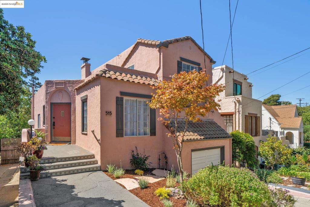 515 Mount is a home of childhood dreams. A Spanish inspired mediterranean with beautiful hardwood floors, sun drenched rooms and your own slice of natural heaven just across the street - Mira Vista Park. Located on a quiet and hidden block is this not so known neighborhood gem featuring a massive level lawn area, a meandering creek, towering boulders and endless adventures just waiting to be had. It is the ideal location to let loose and explore for both two and four legged family members. The tight knit community comes together daily to enjoy the park and it is an optimal location for parties, afternoon play or daily dog romps. In the home you’ll find a versatile floor plan including an extra 800+ Sq ft downstairs that has been used as a media room, teenager retreat and in-law quarters. The sunny back yard features sprawling decks, level lawn and a sunken patio. Enjoy beautiful sunsets from the massive western window in the living room and views of Mt. Tam from the top floor. This home has been cherished by the current family for over 40 years and is ready to nurture the next generation of owners. Just 5 blocks from the freeway and ~ 1.2 miles from El Cerrito Del Norte BART. Don’t miss your chance to live the dream that is Mount St.