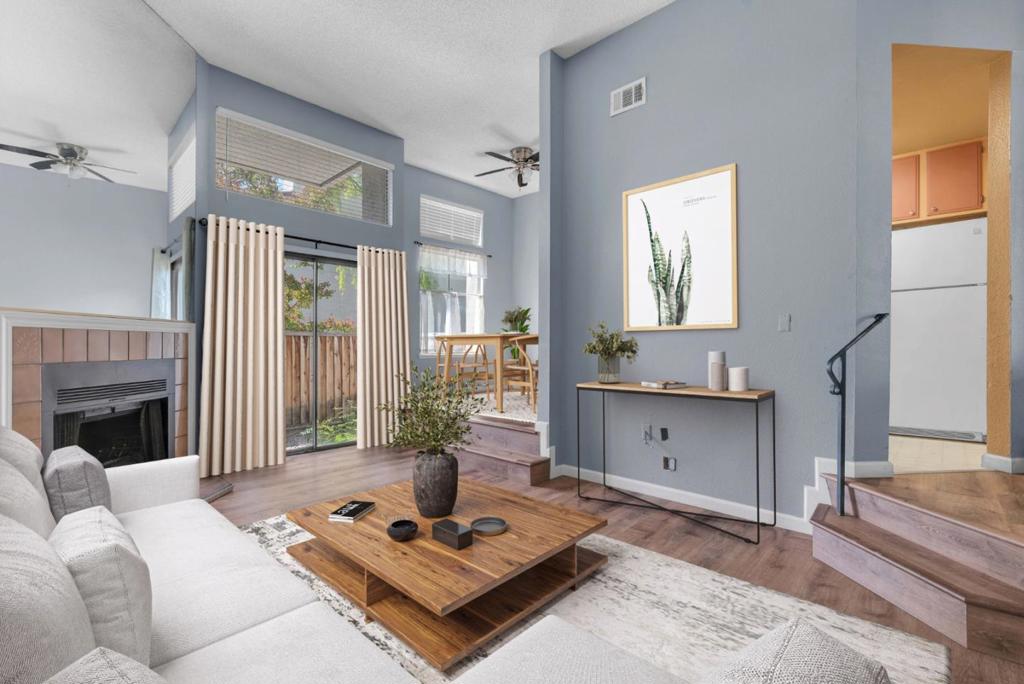 Rare Privacy & Prime Location - Expansive ceilings, natural light, and lush greenery views from both bedrooms create an open, airy feel in this 2BR/2BA bottom-unit condo, offering exceptional privacy. Enjoy dual balcony access, a private yard, a detached car garage, in-unit laundry, and plenty of guest parking. The community pool is just steps away, and you're minutes to The Pruneyard, Downtown Campbell, Los Gatos, and Willow Glen. With kitchen and baths ready for your customization, you can create a space tailored to your style while securing a home in one of the South Bay's most coveted locations.