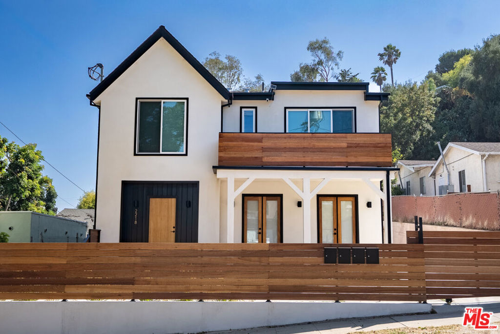 Welcome to a brand-new modern residence perfectly positioned on the Silver Lake side of the vibrant Silver Lake/Echo Park border. Thoughtfully designed with luxury finishes throughout, this 3 bedroom, 3 bathroom home blends contemporary style with everyday convenience. The open concept living room and dining area is bright and airy, featuring white oak laminate floors and oversized windows that flood the space with natural light. The sleek designer kitchen boasts stainless steel appliances, custom cabinetry, and a spacious island perfect for cooking, entertaining, and storage. All three bedrooms can accommodate king beds, with two of them containing en suite bathrooms beautifully adorned in terrazzo tile. Additional amenities include brand new central HVAC, in-unit laundry, gated parking with automatic powered gate, complimentary trash service, and professional management. The landscaping features native, drought-tolerant selections maintained by a master-level gardener. Step outside and embrace the best of both neighborhoods. Walk across the street for a class at Modo Yoga and start your day with a cold plunge and sauna. Grab coffee and stroll the Silver Lake Reservoir or lay out at the Meadow for some sun. Bike along the LA River path to Griffith Park, swing by the Red Lion Tavern for a beer, or head to Atwater for handmade pasta at Spina. With Erewhon close by and a new Sprouts opening down the street, easy access to the 2, 5, and 101 freeways, and Sunset Blvd around the corner, you'll be perfectly positioned to enjoy one of LA's most dynamic neighborhoods. Designer-selected furniture and move-in ready packages available. Dogs considered with additional monthly rent.