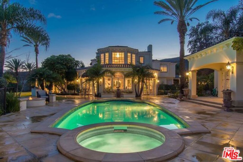 FURNISHED LEASE! Spectacular private gated North Ranch Mediterranean estate set above street level at the end of a premier North Ranch cul-de-sac. Over 9 picturesque hilltop acres. 7 Bedroom & 6 Baths. Breathtaking panoramic views. A two-story house, open floor plan, featuring spacious rooms with the highest quality finishes. Custom and professional built home theater, office/library, elegant grand family room with bar area and billiards and a fully equipped gym. Spectacular backyard, with custom built pool, spa, pool house/casita, basketball court with lights, fire pit and barbecue area. Perfect for entertaining. Four car garage with additional spaces in the driveway. National Blue Ribbon school Westlake Hills Elementary, Colina Middle School, and Westlake High School.