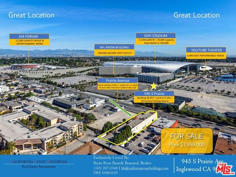 Photo of 945 S Prairie Avenue, Inglewood, CA 90301 (MLS # 26827331)