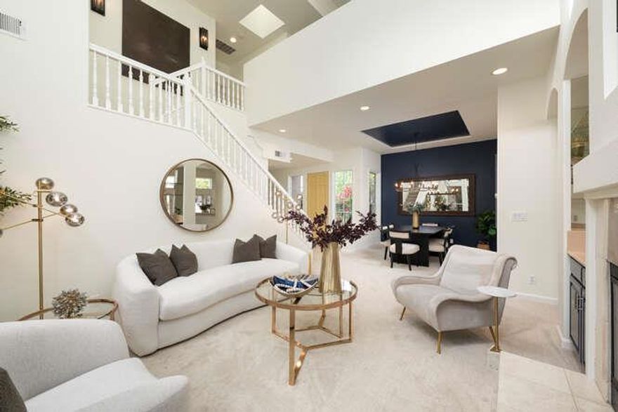 Contemporary Mediterranean Sophistication  Step inside and be greeted by an open-concept layout seamlessly connecting the living, dining, & kitchen areas, making it an ideal space for entertaining & everyday living. The living room is flooded with natural light, creating a warm and welcoming ambiance. Eat-in kitchen is a equipped with sleek cabinetry and ample counter space to inspire culinary creativity. Situated on a generous 5,410 SF lot, this home provides the perfect setting for outdoor enjoyment. Whether you're hosting a summer BBQ or simply soaking in the serene surroundings, the low maintenance backyard offers endless possibilities. Located in a sought-after community, 816 Corriente Point Drive promises a lifestyle of convenience & luxury. Picture your dream life here!