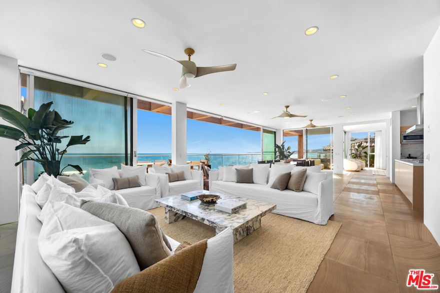 Minutes away from the renowned Malibu Country Mart, welcome to this fully furnished resort like retreat lease. With floor to ceiling sliders, 180 degree views of the ocean, coastline, and city are captured to every extent. With an open contemporary floor plan, every ounce of light brightens the property and exudes a warm feel. Explore unobstructed ocean views directly from the primary suite, and spacious patio decks looking at the water. Available for month to month and a six month duration lease.