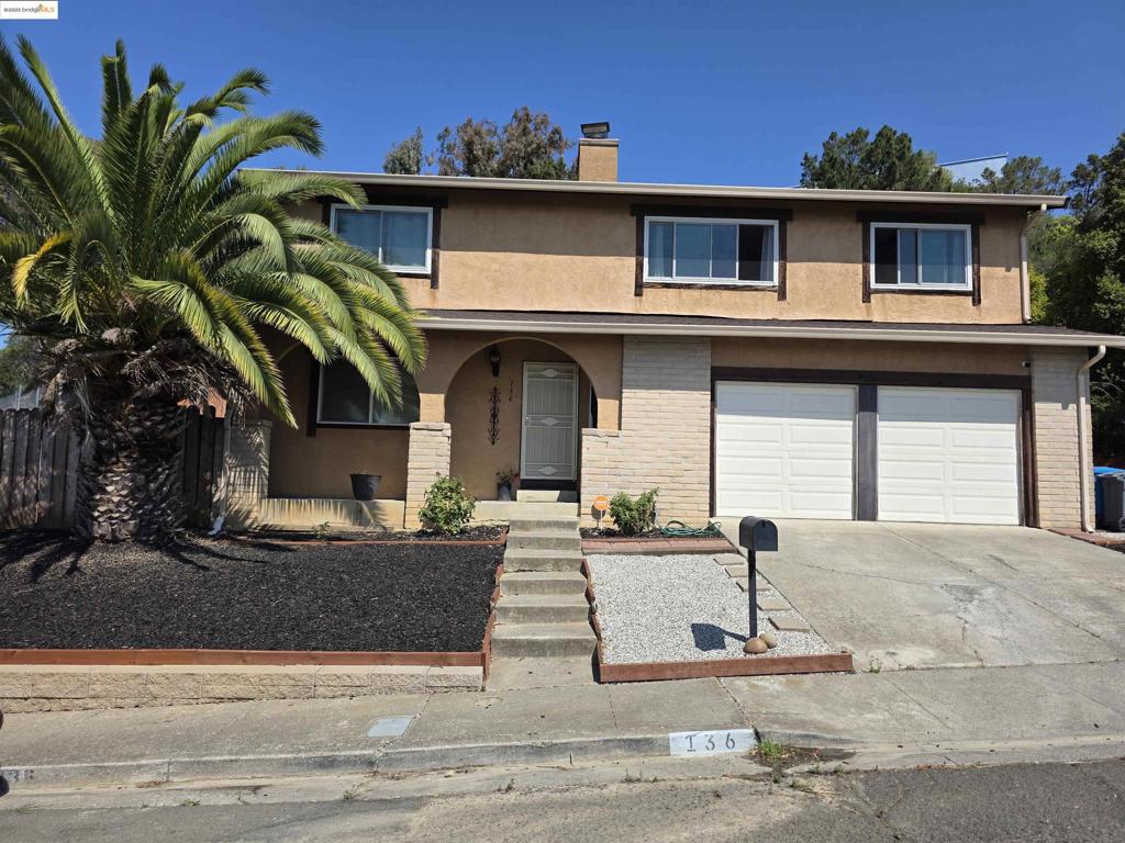 Open Saturday 9/20/2025 At 2-4:00pm. Discover peaceful hillside Vallejo living, with great City, Mountain and Panoramic Views! This beautifully updated Spanish Mediterranean split-level residence featuring, 1,898 sq ft of thoughtfully designed space on a spacious 17,859 sq ft lot. The charming exterior invites you inside to a bright living room illuminated by a large picture window and warmed by a cozy fireplace. Perfectly balanced for both daily life and entertaining, the open floor plan connects seamlessly to the backyard from the living and dining areas. The contemporary kitchen shines with a sun-drenched breakfast nook, wine bar, and effortless patio access. Upstairs, the tranquil Primary Master Suite offers a private bath, while Two additional bedrooms and a hall bath complete the level. Downstairs, a versatile In-law unit or ideal as a 4th bedroom or media lounge—features its own full bath. The landscaped backyard creates an inviting space for an Outdoor Paradise, great for Entertaining, Cozy Parties, bring your garden herbs, fruit tree's, great for pets. A two-car attached garage provide convenience for everyday routines. Just minutes from Highways, Shopping, Parks and Trails, this home perfectly blends serene hillside charm! Solar Panels and Battery included, not Leased!