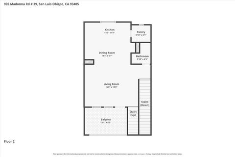 Tiny photo for 905 Madonna Road #39, San Luis Obispo, CA 93405 (MLS # PI26092004)