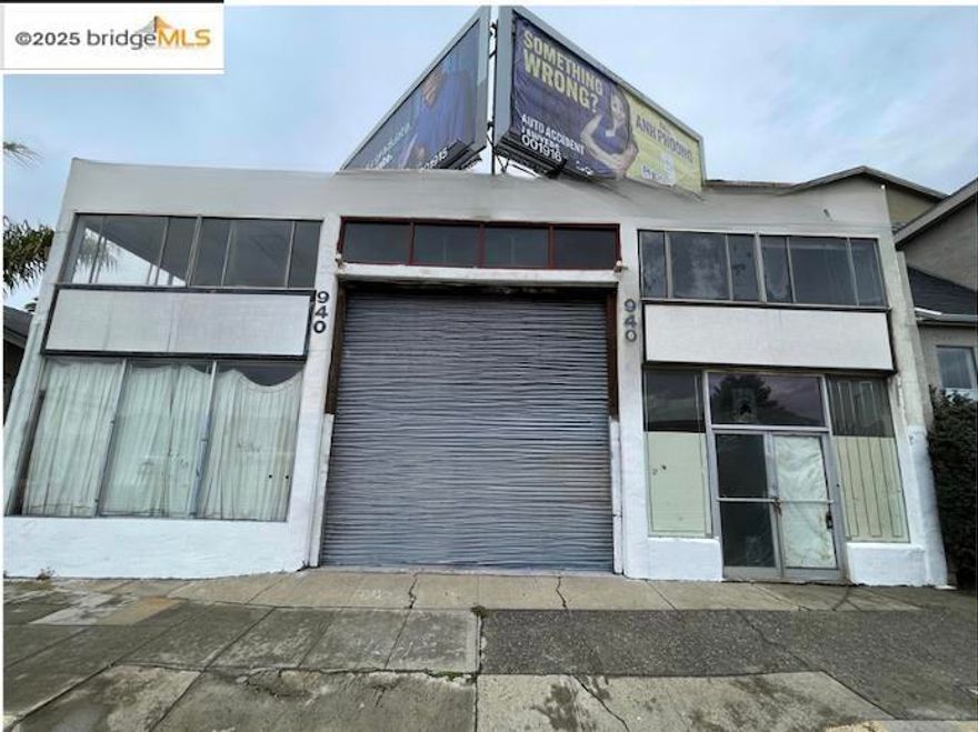 Versatile Industrial or Redevelopment Opportunity in Prime North Oakland Location  Positioned in the thriving I-80/I-880 corridor—one of the Bay Area’s key industrial hubs—940 West MacArthur Boulevard offers a rare opportunity to acquire a 5,850 SF warehouse on a 6,280 SF lot at the Oakland/Emeryville border. Zoned RU-4 (Urban Residential – 4) with an S-13 Affordable Housing Overlay, single-story building provides flexible pathways for owner-users, investors, or developers. Whether you’re seeking a functional industrial asset with excellent freeway access or exploring high-density residential potential, this property delivers. Its location along a major transit corridor with immediate access to Emeryville, West Oakland, and I-580/I-80/I-880 ensures strong logistical appeal and long-term upside.