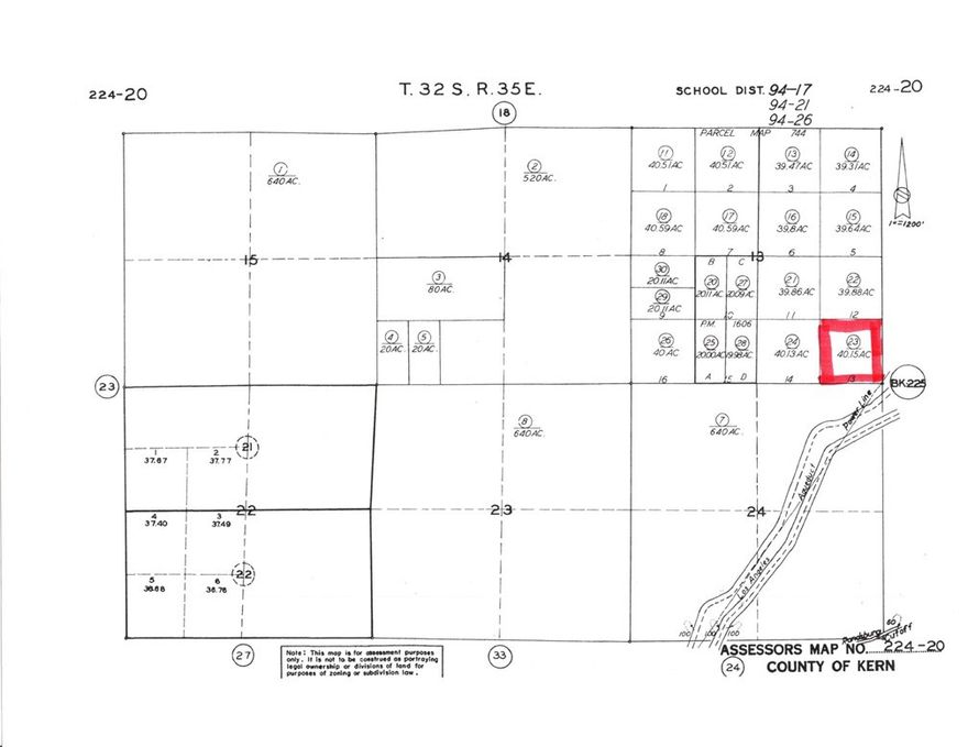 40.15 ACRES OF PRIME CALIFONIA REAL EATATE BRING THE FAMILY AND CAMP OUT ENJOY THE EAVING STARS . THERE ARE 8 TOTAL LOTS HERE FOR SALE EACH ALMOST 40 ACRES FOR A TOTAL OF 320 ACRES COORDINATES ARE AS FOLLOWS LATITUDE 35.140912 / LONGUTUDE -118.168592 BUYER AND BUYERS AGENT TO DUE ALL DUE DILIGENTS AS TO UTILITIES AND LOCATION