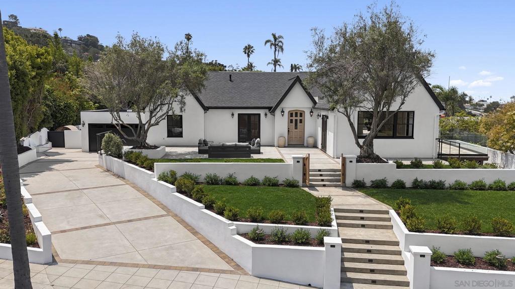 This beautifully renovated estate sits on a generous .45-acre lot in the heart of La Jolla, showcasing the rare charm of Tudor-style architecture with views of the ocean and La Jolla Cove. With ample outdoor space, you can enjoy the pickleball court, pool & jacuzzi - ideal for family living and entertaining. The interior boasts modern upgrades and single level living for the primary bedroom. This unique estate is a rare find and is ready to become your dream home!
