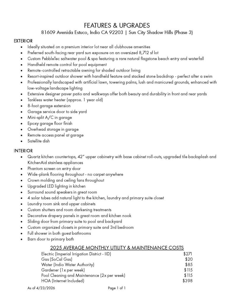 81609 Avenida Estuco