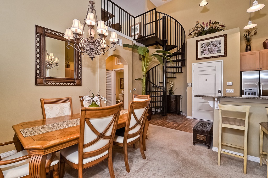 Rare 2 bedroom + loft on the top floor of La Boheme in central North Park, one of San Diego's most popular destinations. Enjoy a split bedroom layout enhanced by vaulted ceilings, big windows, and architectural accents. The fully upgraded kitchen with SS appliances and granite counters opens up to an inviting living/dining space. A spiral staircase connects to an upstairs loft with built in bookcase and rooftop balcony. 2 parking & a storage space. Hot tub, gym and sauna in complex. Neighborhoods: North Park Complex Features: ,, Equipment: Dryer,Garage Door Opener,Pool/Spa/Equipment, Range/Oven, Washer Other Fees: 0 Sewer: Sewer Connected Topography: LL