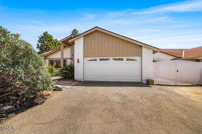Welcome to 1942 Chalon Street with a VA assumable loan! This well maintained 5-bedroom, 2-bath home is perfectly situated in the heart of Newbury Park, close to top-rated schools, parks, and shopping. One bedroom easily doubles as a den or home office. Step inside to discover spacious living areas and generously sized bedrooms, complemented by remodeled bathrooms featuring a relaxing jetted tub. The recently remodeled galley kitchen showcases granite countertops, stainless steel appliances, double ovens, soft-closing drawers, and modern cabinetry, perfect for any home chef. Additional upgrades include dual-pane windows, a whole-house attic fan, newer A/C and heater, a tankless water heater, leased solar panels, and bamboo flooring with new carpet in the bedrooms. The inviting family room, complete with a cozy fireplace, sits just off the kitchen, ideal for everyday living and entertaining. Outside, enjoy your private entertainer's backyard with a sparkling pool, spa, lush landscaping, and a covered patio for year-round gatherings. RV/boat access adds even more convenience and value. Don't miss your chance to own this exceptional home in one of Newbury Park's most sought-after neighborhoods!