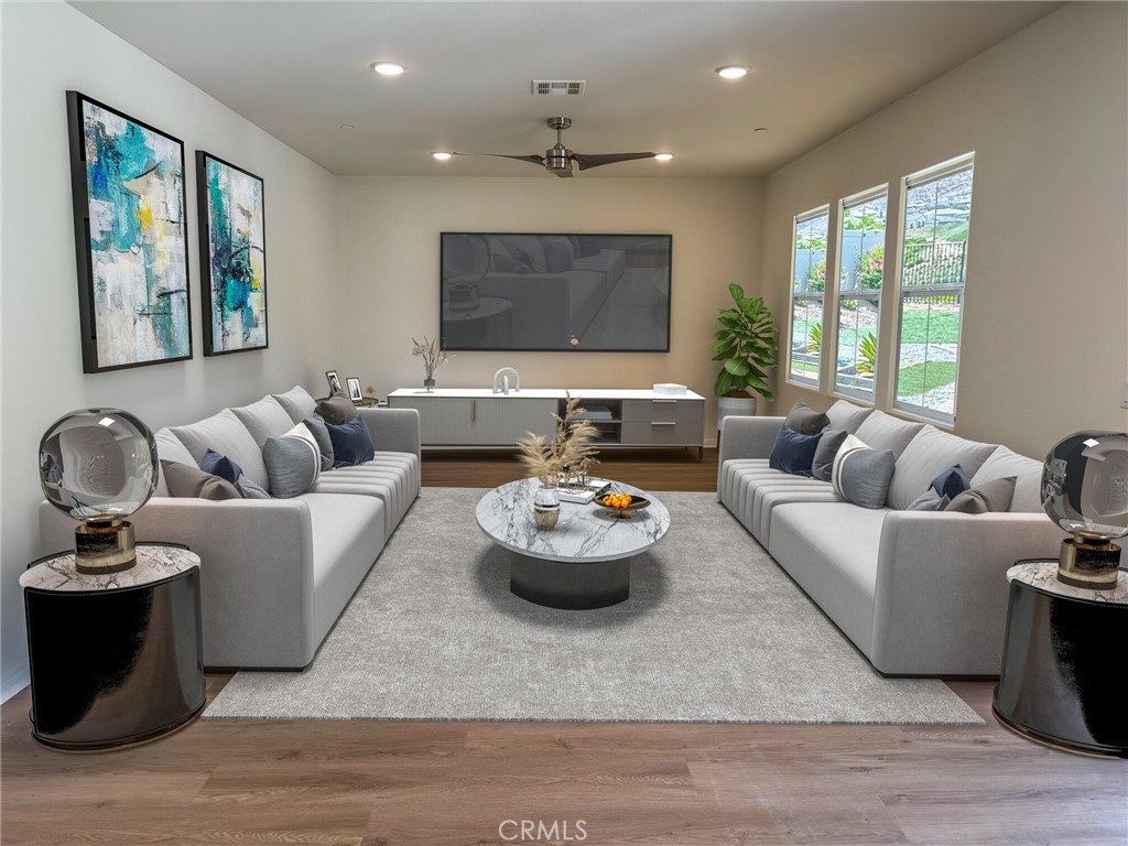 Newly Available. This Wonderful Home, Located in Quiet & Well-Maintained Spring Mountain Ranch Neighborhood, has Modern Features, a Spacious Layout, and Convenient Neighborhood Amenities. This Home Stands Out Due to its Recent Construction (built in 2018), Which Means Modern Systems and Finishes and Energy Efficiency. This Home has a Spacious Layout Offering Four Bedrooms, Three Baths, and Approximately 2,200+ Square Feet. The Downstairs Bedroom and Full Bathroom Could be Used as a Home Office or Guest Bedroom. New Vinyl Plank Flooring Has Just Been Installed. Convenient Inside Laundry Room. This Home Has a Nice Covered Patio and a Mountain View to Enjoy After a Long Day or to Start a New One with Your Coffee. Reputable Local Schools are Nearby. This Home is Close to UC Riverside, Shopping, Dining, Major Freeways (215, 10, 60), Walking Trails, Spring Mountain Ranch Park and Has Reputable Schools Nearby.