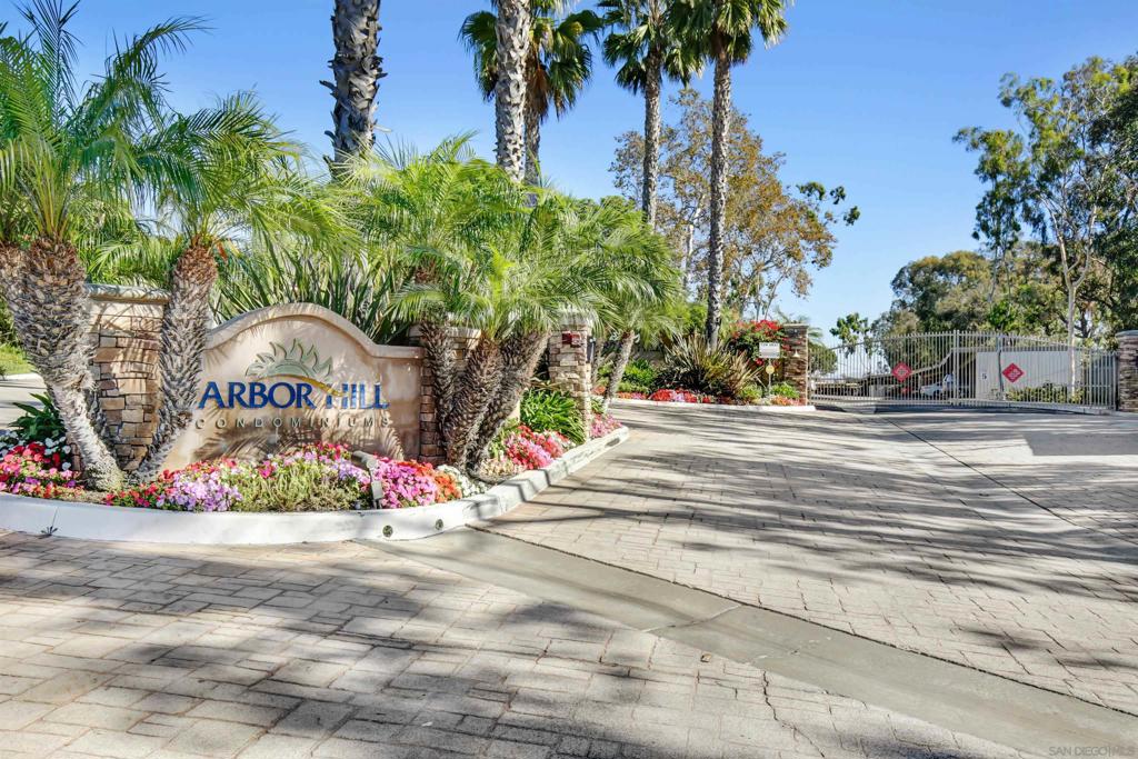 Fantastic first floor 1 bedroom/1bathroom home in gated community less than 3 miles from the beach and just minutes to shopping or the freeway and downtown Oceanside and Camp Pendleton and public transportation. This home includes vinyl flooring throughout with tile in kitchen and bath areas, tiled shower, dual closets, 1 assigned covered parking space, upgraded sliding doors which lead to a private balcony that offers a personal storage unit. The complex amenities include a pool, spa, BBQ area, Laundry, Clubhouse, gym. This gated community home is VA approved, offers a quiet location and conveniently located to shopping, transportation, beaches and freeways. HOA fees include water, trash, sewer and grounds and building maintenance.