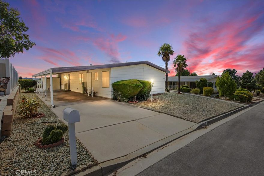 Welcome to 41238 Cheyenne Trail where so much opportunity awaits you! It presents a wonderful chance to add your personal touches — whether that’s a fresh interior update, landscaping the yard, or making it uniquely yours. This home offers a comfortable floorplan with space to spread out and entertain. Beautiful french doors lead you to the fully covered patio where you can enjoy the weather and take in the views that surround the property. Highland Springs Village is a wonderful community with many amenities available to it's residents including a clubhouse, pool, golf, tennis courts, fishing and so much more. Located right next to 123 Farms so you can easily check out the year round activities and is also not far from shopping, medical facilities, and the freeway yet still has that peaceful rural feel making this an ideal location to live. Don't miss out on this fantastic opportunity to make this home yours!