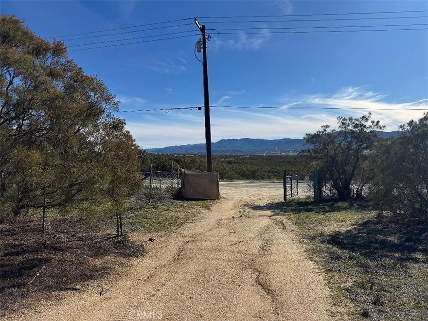 OWNER CARRY Property!!! WATER, POWER, FENCING, Paved road, Close to town, schools, transfer station, etc. Small shed style buildings for immediate storage usage.  Very Clean property with incredible views from ALL sides.  
This is a must see property !
There is a hiking trail around the entire property inside the fence line.
This elevation allows for an abundance of different types of vegetables, pitted fruit trees, with long growing seasons.  
Plenty of room for your animals to roam such as chickens, ducks, goats, cows, sheep, horses, and more.  No limits to this fenced area. 
We have starry nights, mild temperatures, no smog!!!
Short drive to Temecula, Hemet, Palm Desert, Idylwild, etc. 
Please call for your tour