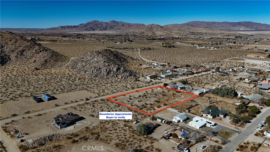 This 1.469 acre lot has it all! Amazing views, a water meter, and chain-link fencing....OH MY! This location offers picturesque views of the valley, the Big Bear Mountain range, and the Pitzer Buttes. It's in a sought-after neighborhood close to town for convenience, yet tucked away for peace and quiet. Power is nearby, water is through Lucerne Valley Mutual Water Company, and per Southwest Gas, natural gas may be available from the neighbor to the north. With a brand-new home going up next door, this is the perfect spot to build your dream home. Drive by today and see why this area is so desirable!
This property does not have an address assigned "728 Red Butte Rd" is for listing purposes only.
APN# 0450-184-10-0000
Coordinates: 34.419752 / -116.958031