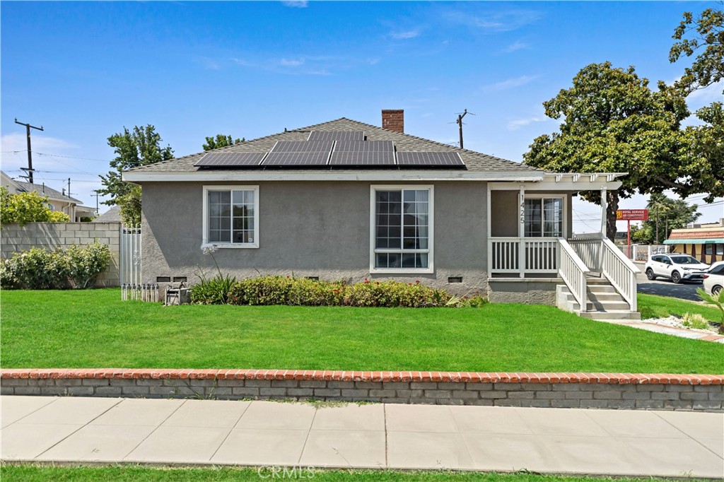 A Charming Corner Lot Home with Smart Features and a Spacious Backyard. Welcome's you to this thoughtfully maintained 3-bedroom, 2 bathroom home, ideally located in Alhambra next to San Gabriel city. You will find a home with a spacious living room and family room. With hard wood flooring throughout. Giving the home a warm and cohesive feel. Most of the interior was freshly repainted in 2021, and energy-efficient UPVC windows installed to help keep things quiet and comfortable. Enjoy modern upgrades like fully paid-off solar panels, a Tesla charger, and a Google Nest smart AC system—perfect for both convenience and energy savings. The roof is estimated to be less than 10 years old, offering peace of mind for years to come. The two-car garage provides plenty of space for storage or parking. One of the standout features is the large backyard. Complete with a mature orange tree and a jujube tree —a serene outdoor space that’s perfect for relaxing or entertaining. Property location very convivence for public dinning, park, church, and supermarket.