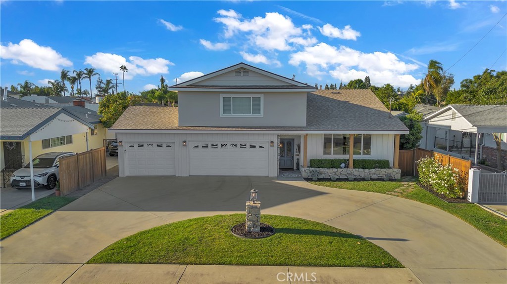 A Home with History, Heart, and Endless Possibilities in Bellflower!
Step into a piece of Southern California history, originally owned by the first Taco Bell franchise owner in 1965, this one-of-a-kind tri-level residence offers over 2,700 sq. ft. of timeless charm and modern potential — a home designed for both everyday living and entertaining.
Inside, warm wood floors and classic banister rails welcome you with character and grace. A half flight up, the formal living and dining rooms are bathed in natural light from oversized windows, creating the perfect backdrop for holidays, celebrations, and intimate gatherings. At the heart of the home, the kitchen with stone countertops and abundant cabinetry invites culinary creativity.
On the lower level, discover an entertainer’s haven — a spacious den with a fireplace, wet bar, and direct access to the backyard retreat. Here, a sparkling swimming pool sets the stage for summer fun, and family memories.
The upper level offers remarkable flexibility with dual master suites, including a fireplace and personal walk-in closet in the larger suite for luxurious and intimate living. An additional bedroom, and a full bath — an ideal layout for multi-generational living or overnight guests in comfort and privacy.
Notable features include:
Brand-new roof with 30-year composition shingles and new decking
New attic ventilation with two new attic fans to ensure proper airflow
Fully upgraded plumbing system, including new water and sewer mains, a backflow prevention valve, and new plumbing for all upstairs bathrooms and the kitchen
Electrical system upgrades, including a new 200-amp electrical panel pre-wired for solar, a 100-amp sub-panel wired for EV charging and a 30-amp RV service, along with LED lighting throughout the property
Low voltage landscape lighting throughout the backyard for a magical evening atmosphere
16 inches of blown insulation and insulated plywood decking on the roof for energy efficiency
Whole-house alarm system for added security
Expansive 3-car garage with ample storage options
Circular driveway for both convenience and curb appeal
Bonus room perfect for a gym, studio, or game room
ADU potential for extended family living or added income
Blending rich history with modern amenities, this remarkable property isn’t just a house — it’s a legacy waiting for its next chapter. With its flexible floor plan and rare features, this Bellflower gem is truly one of a kind.
