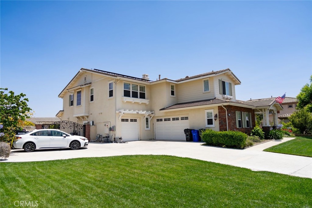Welcome to Your Future Home in this Prestigious Community!
This Stunning Residence offers an Expansive Features throughout the house. Approx. 10” high ceiling of Luxurious Living space, plus an attached Independent Casita/Guest Suite ideal as 6 bedrooms perfect for in-laws or extended guests. This Exceptional Property offers the Perfect Blend of Elegance, Comfort and Resort-style Living truly a Private Oasis in one of the most Sought-after Communities. Showcasing Extensive and Tasteful Upgrades throughout, this home features an oversized RV parking area and a grand well-designed layout . At the heart of the Home is a Chef's Dream Kitchen, the entertaining home includes 3 Decorative Fireplaces A downstairs Ensuite Bedroom offers convenience and privacy for guests. Throughout the home, you’ll find Premium Finishes. Upstairs Primary Suite is a True Retreat, featuring a cozy fireplace, and a massive walk-in closet complete with a center island. The Suite also includes a convenient laundry area with stackable W/D hookups and a built-in ironing board. Recently added at the Master Suite a Spacious Balcony with breathtaking view, also find three additional ensuite bedrooms and a large bonus/game room with a wet bar and a spectacular picture window. The Resort-style backyard is an entertainer’s paradise. Additional features include a tranquil koi pond with a water fountain, an outdoor shower and powder bath, a new long concrete side with brand new iron gate with dual access for extra parking or RV use, ready wired for hot summer days with water mist. Don't miss this one time opportunity on this lower price on the market!!