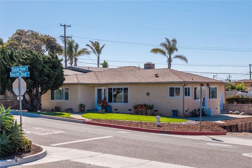Discover Coastal Charm at 204 Ocean View Avenue!



Here’s your chance to own a charming single-story home in one of Grover Beach’s most sought-after neighborhoods. Perfectly situated on the corner of Ocean View and 2nd Street, this premier corner lot is just a short stroll through the Monarch Butterfly Grove and onto the sandy shores of Grover Beach.



Step inside to a bright, spacious living area with beautiful hardwood floors and abundant natural light—creating a warm and welcoming atmosphere. This two-bedroom home offers versatility: easily convert it to a three-bedroom layout or consider adding a second story to capture even more stunning Pacific Ocean views -contact listing agent for previously proposed plans-.



The kitchen includes a convenient dining nook, and the additional family room provides the perfect space for gatherings, hobbies, or a cozy retreat. Double doors from the primary bedroom open to a private backyard with a lovely garden patio—ideal for fountains, raised beds, or your favorite flowers and plants.



This is beach living at its best. Stroll the scenic boardwalk trail through the dunes, visit the Pismo Pier for shops and dining, or explore nearby wineries, world-class golf courses, hiking trails, and surf spots—all just minutes from your door. Sell may be contingent on seller finding a replacement property.



Why wait? Schedule your private tour today and start living the Central Coast lifestyle you’ve been dreaming of.