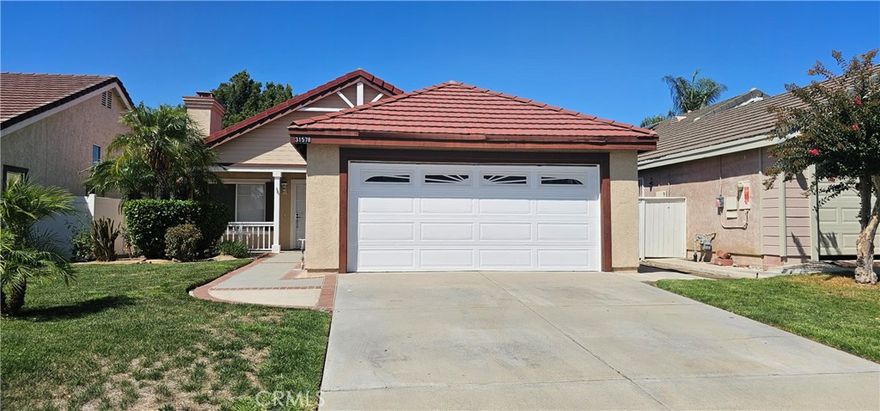 Welcome to this lovely single story in Temecula. Property features 3 bed (one bed converted to office) 2 bath. Tile flooring throughout. New counter tops in kitchen and hallway bathroom. New stainless-steel appliances in kitchen. New window blinds. Vaulted ceilings and cozy fireplace in living room. Primary bedroom with en suite bathroom and large walk in closet. Great patio perfect for gatherings.  Fresh interior paint. Laundry area in 2-attached garage. Minutes from wine country.