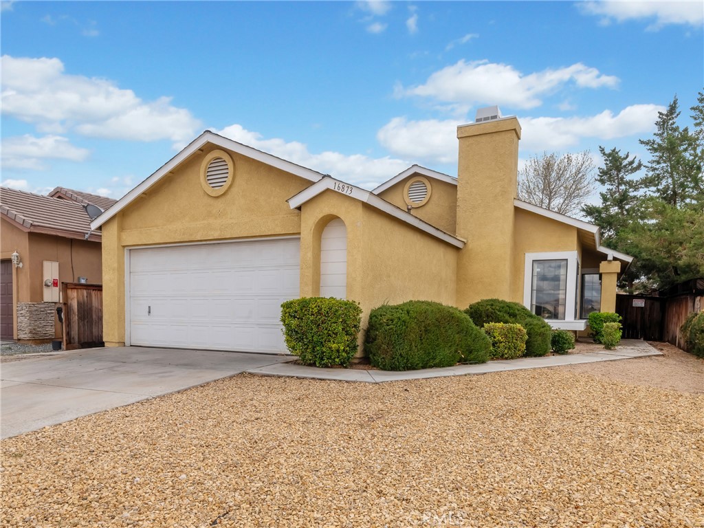 Welcome to this delightful 3-bedroom, 2-bathroom 55+ home, perfectly designed for senior living and ideally situated in the heart of Victorville. This cozy and well-maintained residence offers a peaceful, welcoming environment with easy access to local amenities, making it the ideal place to call home. Inside, you’ll find a spacious floor plan that includes bright and airy living spaces, a functional kitchen, and comfortable bedrooms for relaxation. The two bathrooms are thoughtfully designed to meet your needs, offering convenience and comfort. Outside, enjoy a tranquil, low-maintenance yard, perfect for enjoying your morning coffee or relaxing in the evening. With nearby shopping, healthcare facilities, and recreational opportunities, everything you need is just a short distance away. Don't miss out on this wonderful opportunity to experience the perfect balance of comfort and convenience in Victorville!
Key Features:
Spacious Floor Plan: Bright and airy living spaces with a functional kitchen and comfortable bedrooms designed for relaxation.
Thoughtfully Designed Bathrooms: Two well-appointed bathrooms that cater to your needs, ensuring convenience and comfort.
Low-Maintenance Yard: A tranquil outdoor space perfect for unwinding with your morning coffee or evening relaxation.
Prime Location: Close to shopping centers, healthcare facilities, and recreational options, making it an ideal location for easy living.
Investor-Friendly: No HOA dues, making it a great investment opportunity.
55+ community