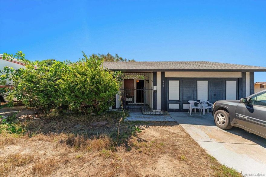 Calling all investors, flippers, and visionaries. This is the fixer-upper you’ve been waiting for! Located in a quiet residential neighborhood of Encanto, this single-level home is bursting with potential for homeowners or investors looking to add value through upgrades and renovations. Whether you're a first-time buyer with a vision or a seasoned flipper, this is a rare opportunity to create something special. The home features a spacious layout with a generous lot—perfect for future outdoor living, landscaping, or even expansion. The bones are solid, but the property will benefit from cosmetic updates throughout.  Enjoy easy access to major freeways, schools, parks, public transportation, and shopping—a prime location for commuting or investment. With great upside potential, this property is ideal for someone ready to roll up their sleeves and unlock the home's hidden value.