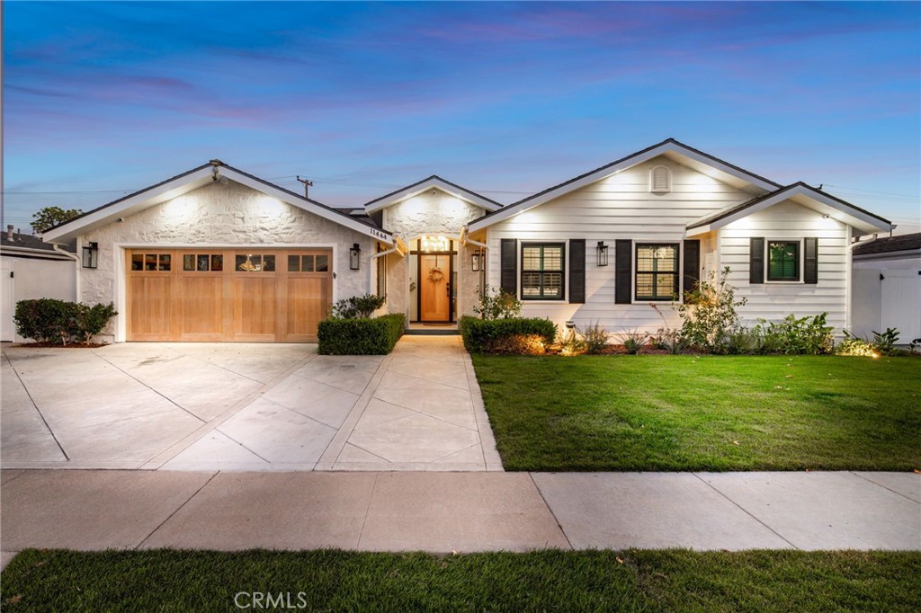 Sophistication Meets Relaxation in this expanded & professionally remodeled 2024 Rossmoor Estate. Set on a large lot with sparkling pool/spa in an A+ tract location, this 4-bed, 5-bath plus office offers 2,965 sq ft of refined interiors, 479 sq ft of seamless indoor-outdoor living (total 3,444) and an oversized 2-car garage. Excellent curb appeal welcomes you with a solid oak wood entry and garage door. Step into a high-ceiling foyer with skylights, iron-glass doors to a private office or formal dining room, direct garage access, and a ¾ guest bath. At the heart, a show stopping gourmet kitchen features custom oak cabinetry, 6-burner range, double ovens, porcelain island, Mediterranean backsplash, Dacor appliances, La Cornue French range, and walk-in pantry. The kitchen flows to a daily dining area and living room with high faux-beam ceiling, oak built-ins with LED lighting, and fireplace. Dual 16-ft sliders open to the landscaped yard with covered patio, outdoor kitchen, BBQ, pizza oven, bar, and fruit trees. The primary suite offers a walk-in closet, dual-sink vanity, plus three additional bedrooms—two with en-suites and pool views. Throughout: engineered European white oak floors, custom-stained Hemlock ceilings, skylights, and solar tubes. Upgrades include owned solar, two new AC/heating units, updated electrical, new windows/doors, and built-in surround speakers integrated with phone controls. In the award-winning Los Alamitos School District, this 2024 remodel blends modern luxury, smart tech, and timeless craftsmanship.