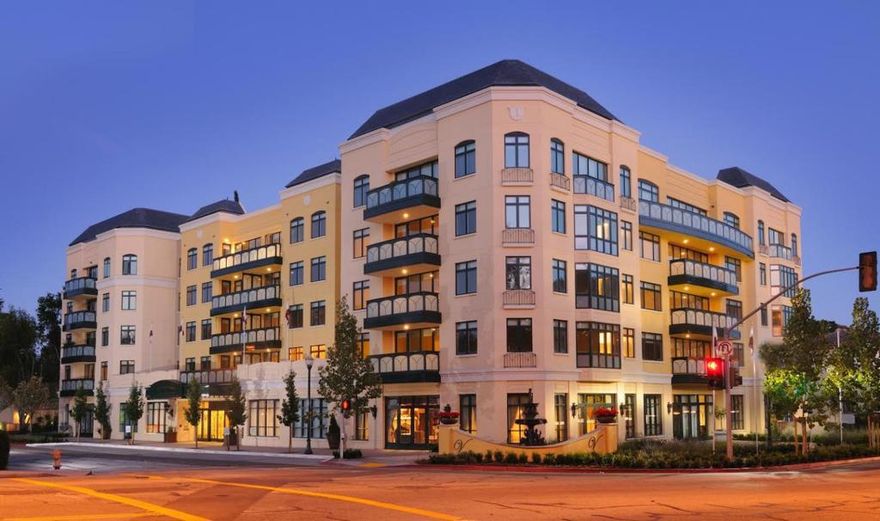 Unit #2214 is a beautiful 2 bedroom/ 2 bath, second floor unit with sunny views of the Baywood neighborhood. This home features an open floorplan, high ceilings, maple cabinetry, granite kitchen countertops, marble bathroom countertops, and a large balcony. Double pane windows and an in-unit laundry closet. Parking and additional storage are provided on the lower level of the building. Versailles combines the advantages of an elegant luxury lifestyle with a unique sense of community for residents 55 and over. The comprehensive service package is designed to provide you with exceptional comfort and convenience: gourmet meals, housekeeping, maintenance service, heated indoor pool & spa, fitness center, activity classes, and so many other on-site amenities. And the location is just steps away from San Mateos charming downtown with restaurants, shops, and services.