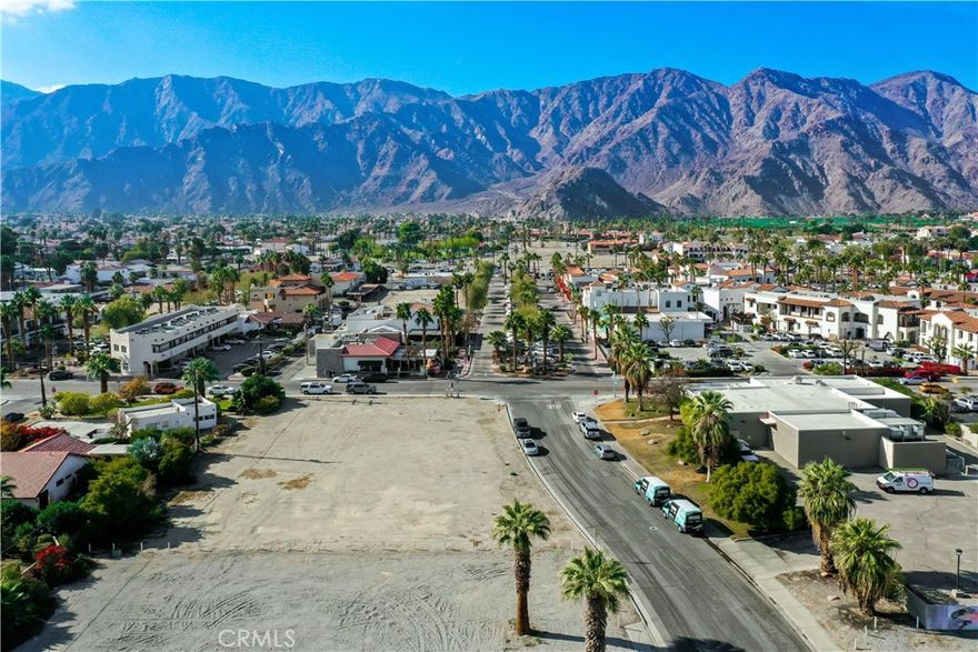 Tremendous opportunity for development on these 3 consecutive lots within steps of vibrant Old Town La Quinta!  Mixed-use building, restaurant, retail shop, boutique hotel, residential units....Explore the possibilities of this prime location with Village Commercial Zoning! Lots 770-125-003, 770-125-004 and 770-125-005.