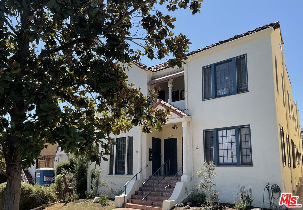 Charming old-world 2BD/1BA residence in a picturesque building on a tree-lined street surrounded by beautiful homes. This spacious 1,200+ sq ft ground-floor unit features newly refinished wood floors, a formal dining room, large bedrooms, and abundant natural light from oversized windows. Bathroom includes a tub and separate shower. Updated kitchen cabinets with washer/dryer inside unit and service entrance. Enjoy a cool summer breeze, one assigned parking space plus off-street permit parking; garage/storage available for $150/month. New exterior paint and refreshed landscaping. Conveniently located near LAX and just 10 minutes to West Hollywood, Hancock Park, Larchmont, and Downtown LA. Showings Thursday, Sept. 11th, 5-7pm and Sunday 12-2pm Sept. 14th. MLS entry only tenants will work directly with owner. Applicants must have a minimum 720 credit score. Owner requires renters insurance.