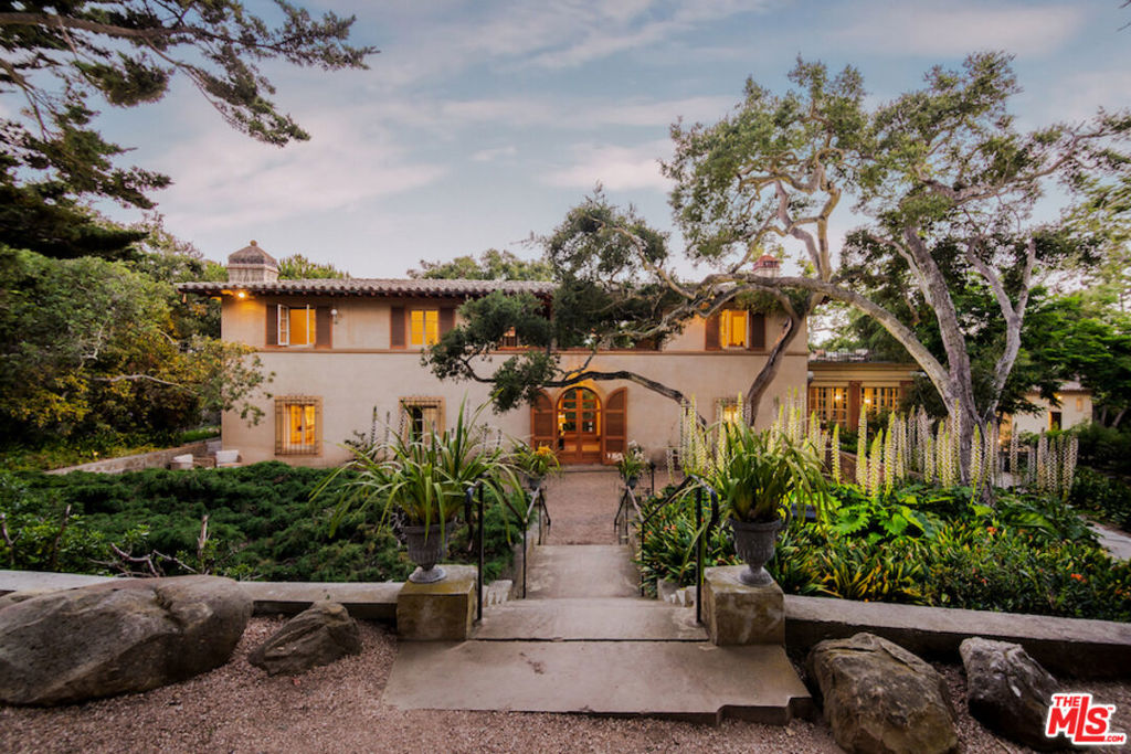 Villa Calafia | Gordon Kaufmann, AIA | Ocean Views | Equestrian Estate | Tennis Court :: Set on nearly 16 ocean-view acres and nestled in the peaceful foothills of Carpinteria, Villa Calafia is a rare 1930s estate designed by esteemed architect Gordon Kaufmann, AIA, best known for Greystone Mansion and the Los Angeles Times building. This Tuscan-inspired retreat reflects the elegance and scale of California's architectural heritage. The 4-bedroom main residence reflects Kaufmann's refined vision, with arched thresholds, balanced proportions, and a quiet Mediterranean elegance that speaks to his architectural pedigree. Framed by ocean views, the home is well-preserved, honoring its historic character. The estate includes: three two-story, independent guest residences, each with their own living room and kitchen: a One-bedroom Tower House with sweeping ocean views, a 1-bedroom Serenity House, and the Woods House with two bedrooms. Together, they offer a flexible and private layout ideal for hosting, extended stays, or multigenerational living. The grounds feature a tennis court, equestrian facilities, 8 car covered parking, established citrus and avocado groves, and ample space for a future pool, curated gardens, or boutique vineyard. A true destination estate, Villa Calafia offers a rare escape nestled just minutes from Montecito and Santa Barbara. Far enough from Los Angeles to feel like a world away, yet close enough for a weekend commute or seamless relocation, it is a legacy property ready for its next chapter.