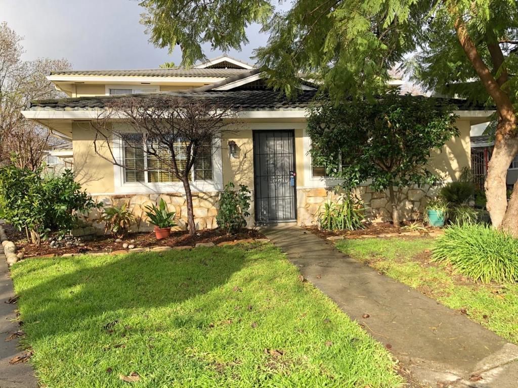 Come see this great unit! Good community, pet friendly, easy access to freeways, walking distance to VTA, Cahalan Park, Oakridge Mall, various restaurants & shopping centers. Single story, front unit with newer bath/kitchen & laminate floors throughout. Community pool, shared carport with tandem parking. Inside carport additional storage space available. Shared coin-op laundry room. HOA fees covered by owner. HOA maintains all exterior premises/buildings, water & garbage. 1 year lease minimum + deposit, copy of credit & references required. Available now.
