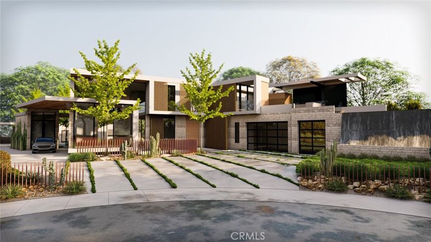 If you’re looking for boring, this home isn’t for you. Caissons, steel columns, moment frames, and a cantilevered office over an 800sf pond, typically not found in standard construction, let alone anywhere in Villa Park. A gem, a trophy, unequivocally unique, nestled on a hillcrest in a quiet cul-de-sac. One-of-a-kind roof top entertainer’s deck with a dual infinite edge pool that cascades into waterfalls below. A statement. A dynamic expression for a curb appeal. As the sun passes overhead, the reflection of ripples from the entry pond dances on the office wall, playfully, intentionally illuminates the living area. Non-traditional, yet built for timeless living: floor to ceiling windows, wall to wall doors, master suite with steam shower, European closet system and kitchen cabinets with Thermador Professional appliances, and a true auto enthusiast’s drive-thru garage with plenty of space for hanging out and car care. There’s also a 40kw capacity 30-panel solar array (that’s paid for) which can keep your lights on for weeks, off-grid. Its technology package includes hardwired mesh WiFi, 4k video monitoring, dual EV chargers, smart home automations, and 16 in-ceiling Focal speakers through out the common areas. Built for an elevated lifestyle, built for you, unless you’re looking for boring.
