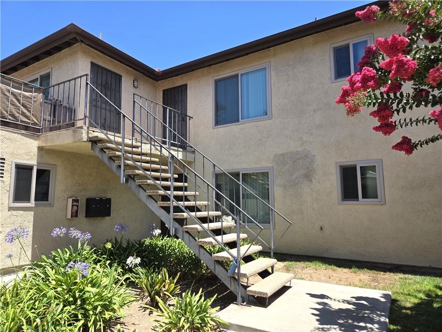 Welcome to this charming 2-bedroom, 1.75-bath upstairs apartment in desirable East Whittier, CA—an ideal choice for those seeking both comfort and convenience. This well-maintained home features carpeted flooring, modern windows and sliding doors, a private rear balcony and a recently installed central AC/heating system to ensure year-round comfort. The kitchen is equipped with an electric stove and dishwasher, making cooking and cleanup easy. You'll also enjoy the added convenience of two dedicated parking spaces: one in a shared garage and another in a covered exterior area.  Water and trash are included in the rent; tenants are only responsible for electricity—there are no gas utilities to worry about. Situated in a vibrant Whittier neighborhood, the apartment offers close proximity to local shops, dining, and parks. This place is perfect for anyone looking for a cozy, well-maintained home in a great location.