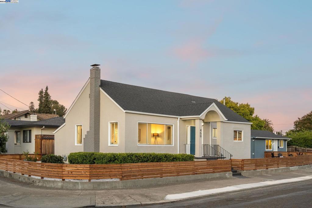 One-of-a-kind opportunity to own not one, but two homes on a sunny corner lot in the desirable Best Manor neighborhood-a beloved pocket of San Leandro known for its unbeatable access to everything local. 459 Arroyo Ave, 1,142 sqft main house, blends timeless charm and modern updates with an arched entry, hardwood floors, central heating/ac, recessed lighting, and a decorative fireplace. A spacious living and dining room lead to an updated kitchen with marble countertops, stainless steel appliances, subway tile backsplash, and a large breakfast nook. 2+ bedrooms/ a remodeled bath offer comfort, while a finished lower level adds flexibility—perfect for office, playroom, or creative space. 447 Arroyo Ave, new 2-bed, 1-bath ADU (526sqft) on the same lot, has luxury vinyl floors, dual-pane windows, recessed lighting, full kitchen with quartz countertops & stainless steel appliances, plus a bath with tub/shower combo. Each room has mini-split systems for individual climate control.Enjoy low-maintenance front and backyard spaces, a new fence, and off-street parking via a wide driveway. Separate laundry closet. Ideally located near Downtown San Leandro, BART, library, farmers market, parks, and commuter routes. A perfect fit for multi-gen living, rental income, or live/work flexibility!