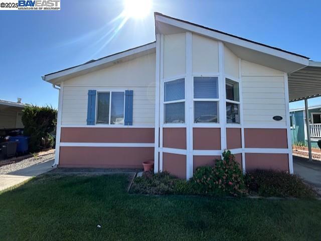 Newer Manufactured home in Pueblo Springs (all age community) features: 3 bedrooms; 2 full baths; spacious kitchen with nook; living room and separate family room; dining area; primary suite with private glamour bath; vaulted ceilings throughout; some yard area; great location and ready for move in. Fireplaces: NO