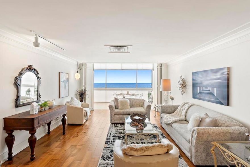 Craving a front row seat to the coastline? This La Jolla waterfront gem puts the entire Pacific on display. Experience the beauty of oceanfront living perched above the iconic La Jolla Cove, where sweeping panoramic views stretch up the coastline and every evening brings a spectacular sunset. Perfectly situated in the heart of the Village, this residence combines coastal serenity with unmatched convenience. This fourth floor, beautifully appointed one-bedroom, one-bath condominium features in-unit laundry, and the comfort of a concierge building. Resort-style amenities include a sparkling pool and spa, fitness center, library, and a billiard room. This home offers both luxury and livability. Step outside and stroll to the beach, boutique shops, world-class restaurants, museums, and scenic parks—everything La Jolla has to offer is just steps away. Listing Price is below recent appraisal price. Condo can be converted to a 2 bedroom.