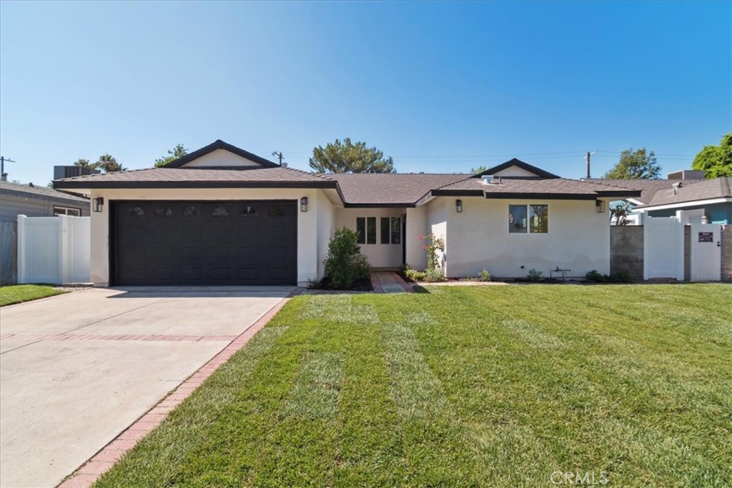 A stunning all-newly remodeled gem awaits at 15918 Harvest Street in Granada Hills. This turnkey, single-story home blends modern elegance with thoughtful design: imagine rich shaker-style cabinetry, gleaming quartz countertops, sleek matte-black fixtures, and a bright, open floorplan that flows effortlessly between living, dining, and rest. Beyond its four bedrooms and two baths lies significant upside—what truly sets this property apart are the issued and ready-to-build plans for a stunning two-story ADU, 1,100 sq. ft.—perfect for generating rental income, housing extended family, or creating a private home office retreat. Nestled within a serene family-oriented neighborhood, it’s just minutes from top schools, lush parks, and easy freeway access—making it both a welcoming home and a savvy investment.