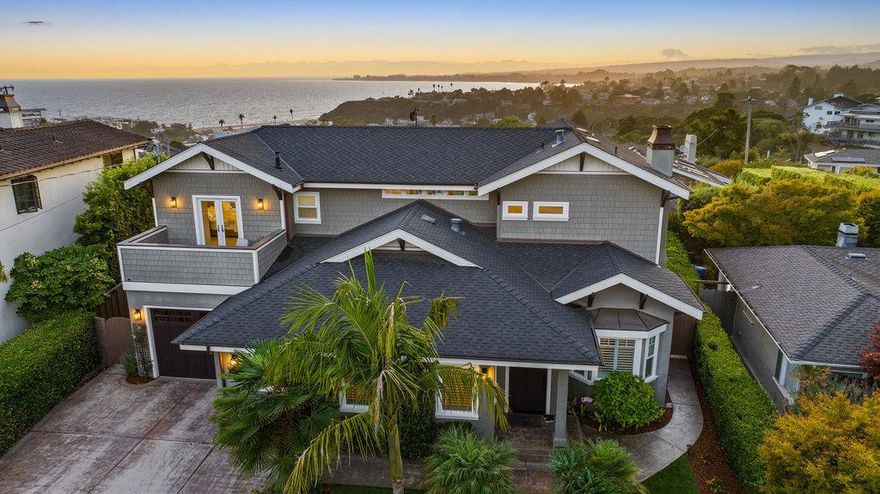 Rio Del MARVELOUS ! The Ocean Views are a WOW ! Looking to find a nice place to call home? This spectacular 2716 square foot residential offering in the heart of Rio Del Mar, is in like new condition, and within very close proximity to the beach, restaurants, and recreational venues surrounding this established neighborhood. A truly well designed and functional floor plan, with a gourmet kitchen offering Wolf appliances, walk-in pantry, a spacious dining area that also includes a wrap around breakfast nook.  Spend your quiet moments around a beautiful fireplace in the living room, and enjoy the adjacent great room for entertaining guests, and lush outside garden and patio area accessible via french doors from the kitchen and living room. The ground floor master suite offers large walk-in closet, stall shower and spa tub. Second floor includes two additional bedrooms suites, one bedroom with a private patio, and spa/bath combination, and the second bedroom offers a walk-in closet and large walk-in shower. The media/office space adds to the upper living space, and all rooms open to an expansive OCEAN VIEW deck, providing the best sunsets at the end of your day. Come enjoy a taste of the good life in RIO DEL MARVELOUS. Worth a look!