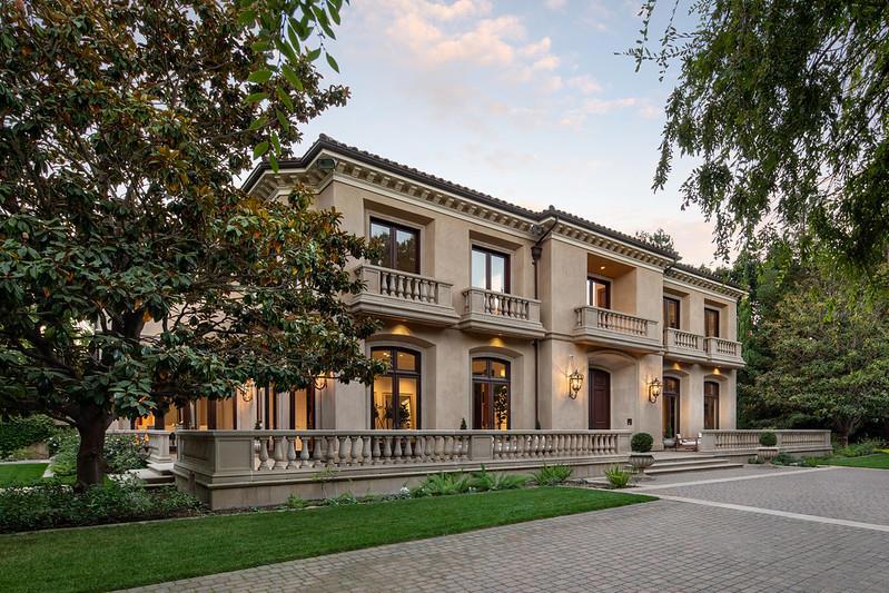 This hidden jewel situated on 1.55 acres barely discernible from the street & positioned across from the esteemed Menlo Circus Club, is one of Atherton's most exceptional estates. The home has undergone a transformation by its current owners. While the outside symmetry & classic allure endure, it has evolved into a place of chic sophistication, showcasing a soft neutral palette complemented by American cherry & light oak floors. Every room is light & bright w/exquisite subtle appointments, recessed lighting, extensive custom built-ins, & even moldings designed to hang fine art in lieu of attaching to the wall. A hallmark of this residence is a commitment to media needs with both visible and concealed screens. Another defining signature of this property is its capability to host significant personal, professional, & philanthropic events. Within the main home, two kitchens facilitate seamless catering and/or a personal chef. One bay of the four-car garage has been converted into a versatile office and/or caterer's space, complete with an array of appliances & ample space for event management or a property manager's daily operations. The main residence has 5-bedrooms, 1-bedroom guest house and a detached office/studio. A Cummins 150kW diesel generator, & a well for irrigation.