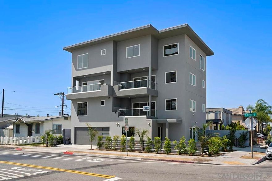 Brand New 3BR/2BA Designer Home in the heart of North Park- Be the first to live in this brand new 1,255 sqft luxury condominium in the heart of North Park, Modern design, premium finishes and an unbeatable location close to Downtown, Beaches, Balboa Park and some of the best dining and nightlife San Diego has to offer.  Highlights include expansive city views from all rooms plus a large balcony with glass railings. Designer kitchen Quartz island, Energy Star Stainless appliances, Custom shaker cabinets and a dumbwaiter from the garage. Spacious bedrooms with large closets and city views. Spa like bathrooms with luxury fixtures, quartz counters and frameless glass showers. Luxury vinyl plank and tile flooring run throughout the unit. In unit energy star washer and dryer. Energy efficient ductless A/C (each room is independently controlled), tankless water heater, dual-pane windows and LED lighting. Smart home features- Smart lock, Ring Doorbell, app-controlled garage opener, cable/data outlets. Secure private garage with dedicated EV outlet, bike racks and storage. Neighborhood-Located in the heart of of North Park and walkable to top restaurants, breweries, coffee shops, boutiques, art galleries and nightlife. Minutes to Balboa Park, Downtown, Hillcrest, Mission Valley, Beaches, airport and major freeways.